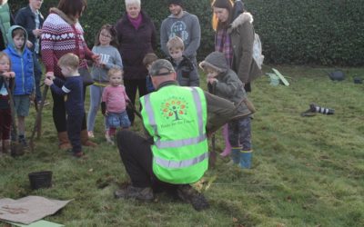 Planting trees in “Chippy Park”